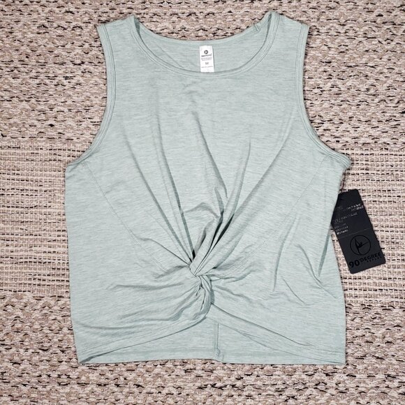 90° Degree Heathered Mint Green Workout Top Size Medium - Picture 4 of 5